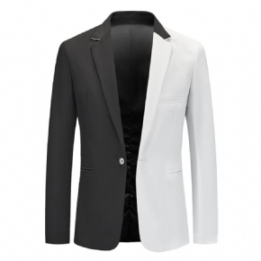 Blazer Homme Sport Manteau Business Moderne Elégant Bloc Couleur Décontracté Un Bouton