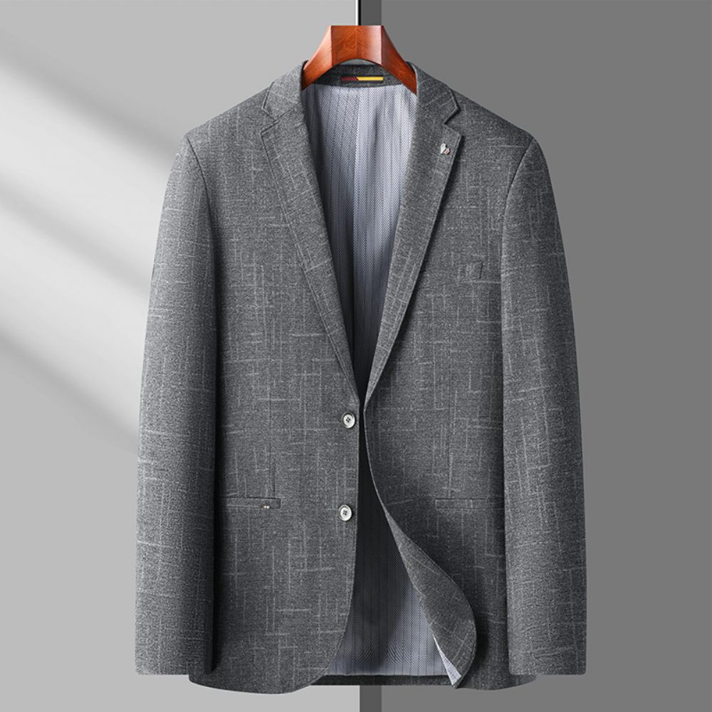 Blazer Pour Hommes Manteau Sport Grande Taille Décontracté Deux Boutons À Carreaux