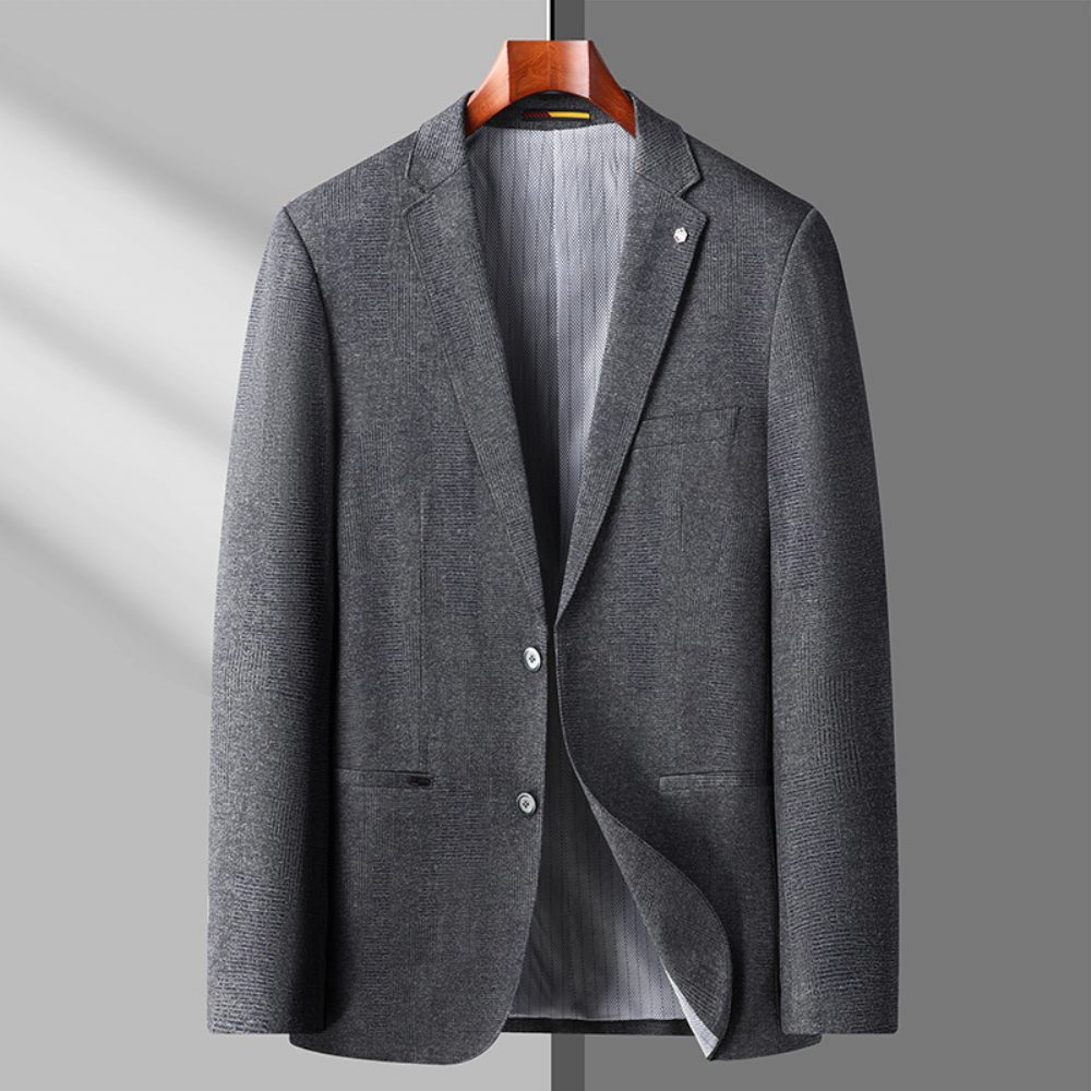 Blazer Sport Pour Hommes Grand Et Manteau Ample À Deux Boutons