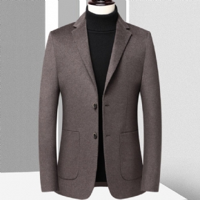 Blazer Sport Manteau Homme Laine Slim Deux Boutons