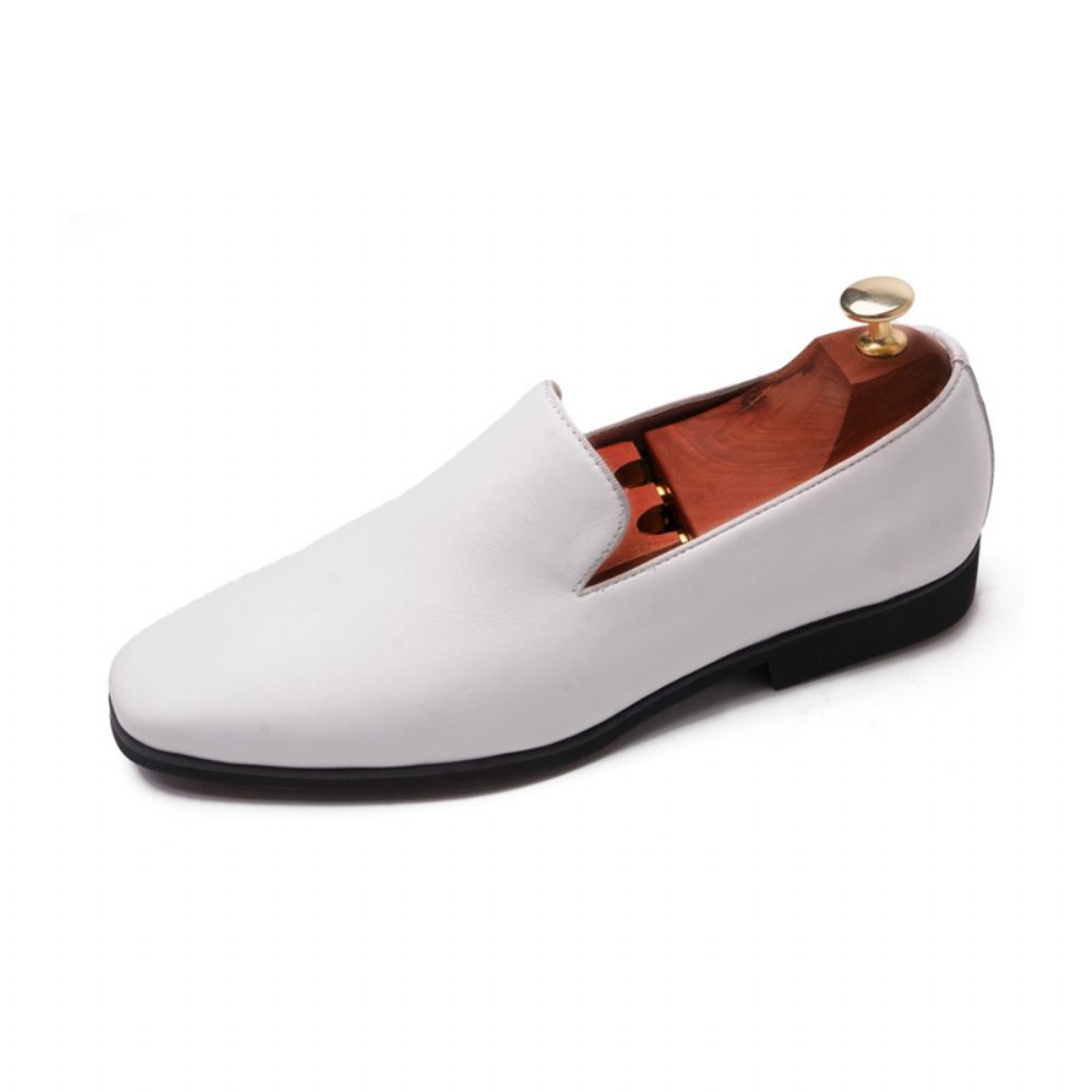 Chaussures Habillées Pour Hommes Mocassins Cuir Vache Mariage